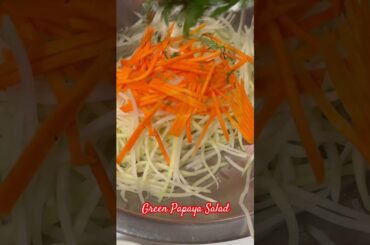Green Papaya Salad - Healthy Paleo Recipe (Secret Ingredient)