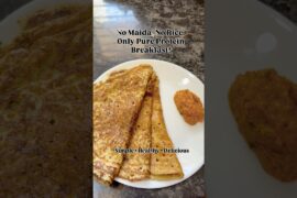 No Rice No Maida Healthy Breakfast Recipe #shorts #viral #weightloss #food #cooking  #indianfood