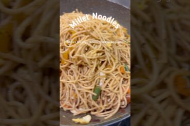 Millet noodles #youtubeshorts #shorts #healthy #minivlog #vlog #cooking #easyrecipe #food #dailyvlog