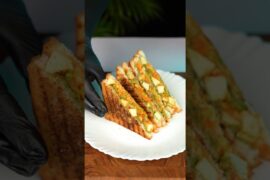 Healthy Paneer Sandwich Asmr #shorts