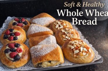Sweet Whole Wheat Bread Recipe | Soft, Fluffy & Healthy Homemade Bread