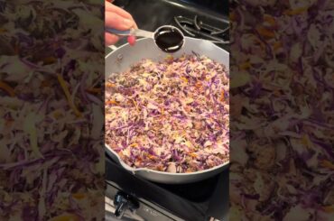 Easy & Healthy Skillet Meal: Beef Egg Roll Bowl