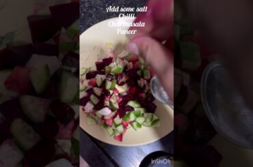 Cold healthy salad recipe,salad#saladrecipe #coldsalad #shorts #food #viarlshorts