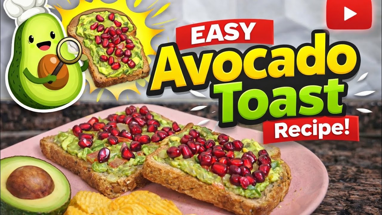 Tasty Avocado Toast Recipe | Healthy & Quick Breakfast | Brown Bread Toast Ideas Tasty Avocado Toast Recipe | Healthy & Quick Breakfast | Brown Bread Toast Ideas