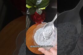 Easy Chia Seeds Pudding Recipe | Healthy Breakfast #youtubeshorts #chiaseedpudding #recipe