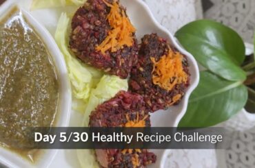 Day 5/30 Healthy Recipes challenge . Healthy Weightloss & anti Inflamation Tikki
