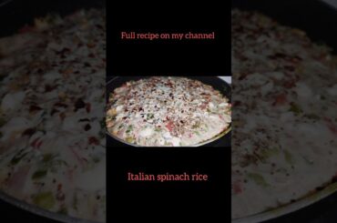 #food #healthy #cooking #recipe # italian spinach rice # rice recipe #curryrice by cook with khushi