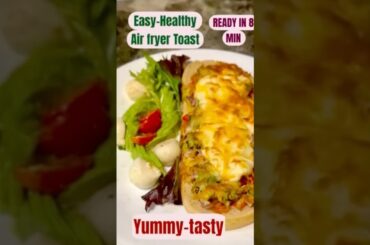 Avocado cheese toast Low carb Sourdough Healthy & Delicious Easy  #avocado toast #airfryerrecipe