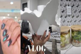 HIGH END DECOR AT HOMEGOODS! + HEALTHIER LIFESTYLE! + MEAL PREP! + VIRAL SALAD RECIPE + CHROME NAILS