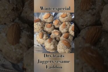 Dry Fruit Sesame Ladoo with Jaggery | Healthy Til Ladoo Recipe