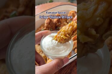 Golden Crispy Chicken Strips | Ramadan Special | Iftar Snacks #chickenstrips #iftarrecipe #ramadan