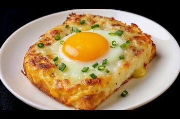 5-Min Egg Toast Hack | Easy Bread & Egg Breakfast|how to make egg and bread Breakfast | egg toast