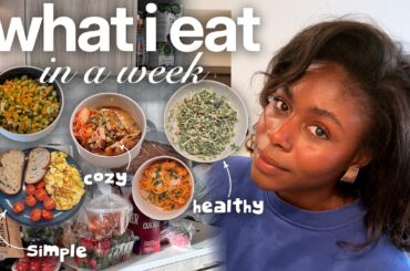 realistic what i eat in a week (healthy and easy recipes)