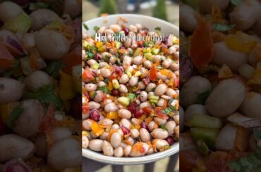 High Protein Peanut Chaat | Easy Healthy Snack in 5 Minutes#shorts#peanutsalad