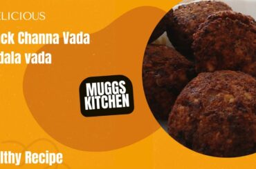High Protein Black Channa Vada| Healthy Snack Idea| High Protein Crispy Snack