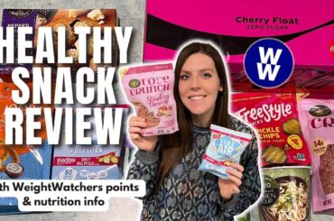 Healthy Snack Review | Trying New Healthy Low Point Foods | WeightWatchers Points, Calories & Macros