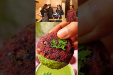 Farah Khan & Riddhima Kapoor Style Beetroot Tikki Recipe #shorts #kebab #snacks