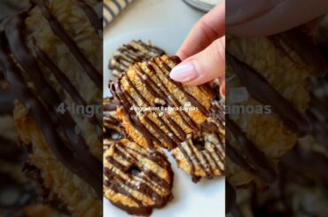 4-Ingredient Banana Samoas | Eating Bird Food #easyrecipe #banana #cookies #healthyrecipes