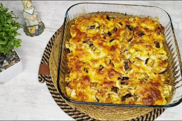 Easy Chicken Eggplant Moussaka Recipe | Healthy Dinner Idea