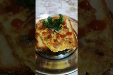 Bread omelette recipe #youtubeshorts # simple and tasty # 10 mint healthy recipe