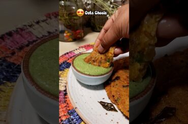 Healthy Oats Chilla Recipe #shorts #recipe #oats #oatsrecipe