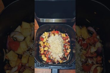 Chana Pulao In Airfryer #shortsvideo #shorts #recipe #reels #cooking #chanapulao