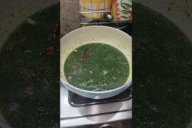 moms healthy spinach masiyal recipe #shorts #ytshorts #youtubeshorts