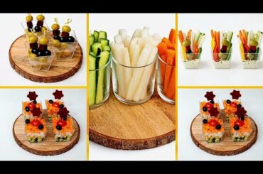 4 Unique Salad Presentation in Cups | Party Special Veg Salad Recipe|Milanese Kitchen