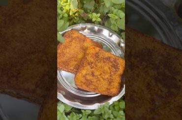 protein rich bread omlete recipe #shorts #viralshorts #easyrecipe #snacks #protein #healthy