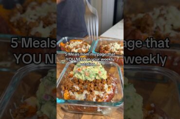 5 healthy meals you need in your weekly rotation!
