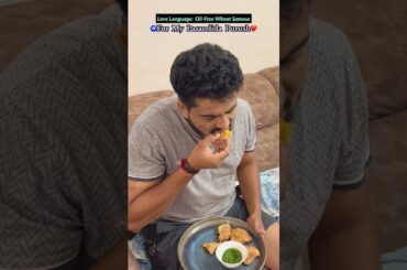 Healthy wheat samosa recipe | #airfryer #healthy #minivlog #konkanpremi #shortvideo #shorts #youtube