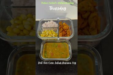 Monday to Friday Office Lunchbox ideas | Portion Control #shorts #shortsfeed #lunchboxideas