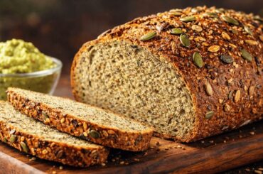 Healthy bread made only from seeds and nuts in 8 minutes! NO FLOUR, NO GLUTEN