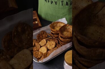Crispy Wheat Flour Papdi Recipe | Healthy Papdi for Papdi Chaat & Katori Chaat #recipe #food #shorts