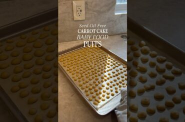 SKIP the store bought and make these 10-Min Healthy Baby Puffs (Seed-Oil Free!) #shorts #babyfood