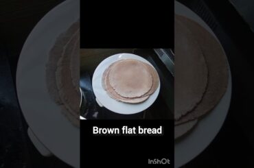 Soft and Healthy Brown Flatbread.Slow and silent cooking. #food #shorts #flatbread