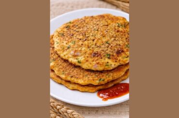 Eggless Oats Omelette Recipe | Easy Healthy Breakfast | Weight loss Recipe