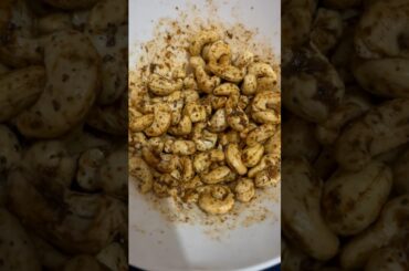 Homemade Masala Kaju- Spicy Roasted Cashew Nuts | #kaju #fry #shorts