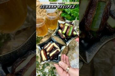 3 SUNNAH Recipes For Ramzan||NABEEZ (Prophetic Drink) & STUFFED DATES||Healthy Iftar Ideas#shorts