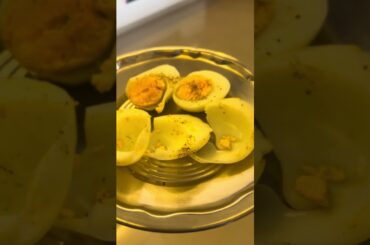 Low calorie snack #boiledeggrecipe #healthyfood