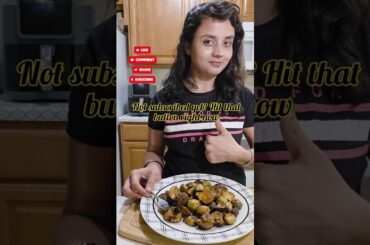crispy healthy Brussel sprouts #brussels #sprouts #healthy #vegan #shorts #diet #trending #ytshorts