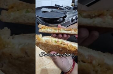Healthy Cheesy Paneer Sandwich - Ready in Just 5 mins! #recipe #shorts #streetfood #viral #trending