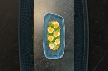 Flower Egg Avocado Toast