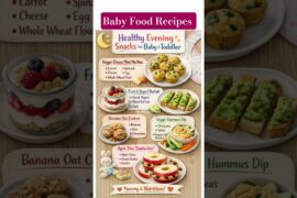 Healthy snacks recipes for babies and toddler #7monthsbaby #baby #babyfood #snacks #healthy #cooking