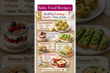 Healthy snacks recipes for babies and toddler #7monthsbaby #baby #babyfood #snacks #healthy #cooking