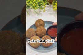 Viral Aalu Palak Balls #youtubeshorts #palak #aloo #snacksrecipe #snacks #shorts #shortsfeed #viral