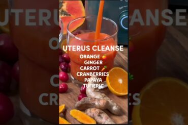 Juice for Uterus cleanse #recipe #food #easynutrition #juice #health #weightloss #fitness #shorts