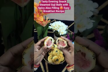 Healthy Suji Snack Recipe | Easy Evening Tiffin #recipe #food #cooking #shorts #ytshorts #viral