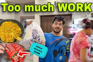 Healthy lunch experiments, grocery mishaps, and evening gossip with my favourite person