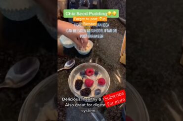 Healthy snacks! #youtube #food #recipe #healthysnacks #shorts #chiaseeds #snacks #easyrecipe #love